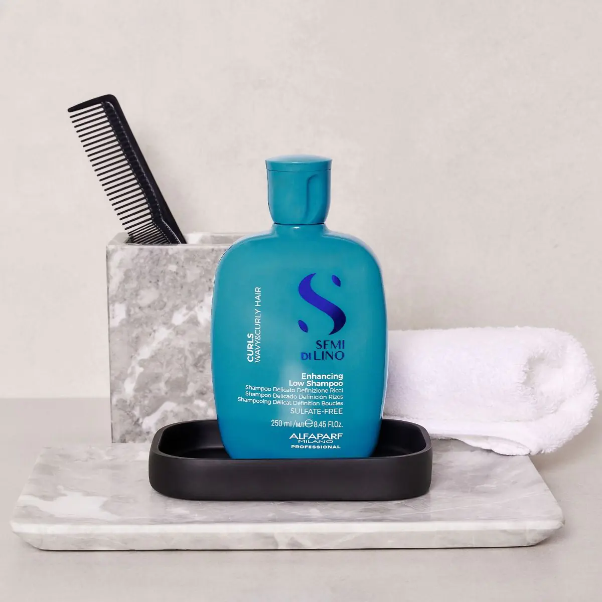 Alfaparf Milano Semi di Lino Curls Enhancing Low Wzmacniający szampon do włosów