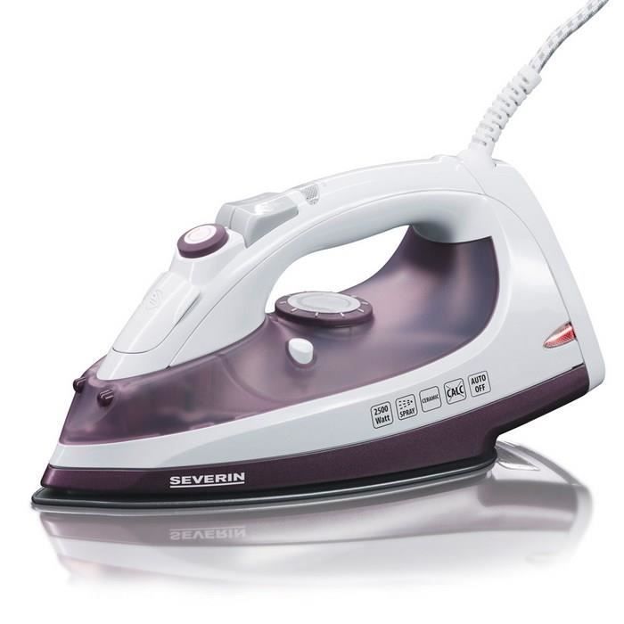 Plancha de vapor SEVERIN BA3210 - 2500 W - Suela antiadherente con revestimiento cerámico