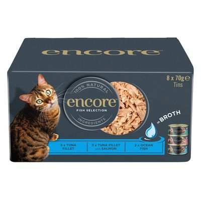 Pachet de conserve Encore pentru pisici, 48 x 70g