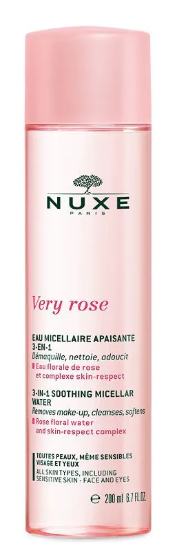 Nuxe Very Rose Łagodząca woda micelarna 3w1