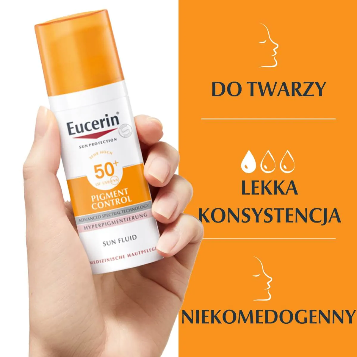 Eucerin Pigment Control SPF 50+ Fluid Ochronny przeciw Przebarwieniom