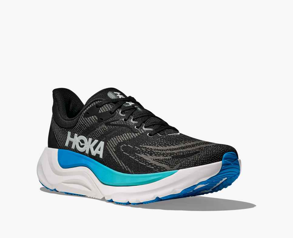 HOKA Arahi 8 Schwarz / Himmelblau