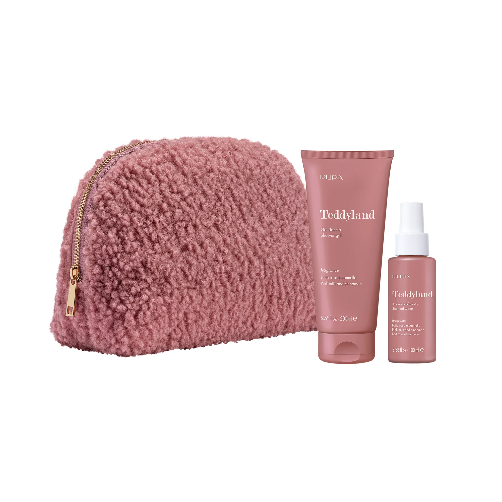 Cofanetti Cofanetto Gel Doccia E Acqua Profumata Latte Rosa E Cannella - Cofanetti Viso e Corpo, Bagno e Doccia