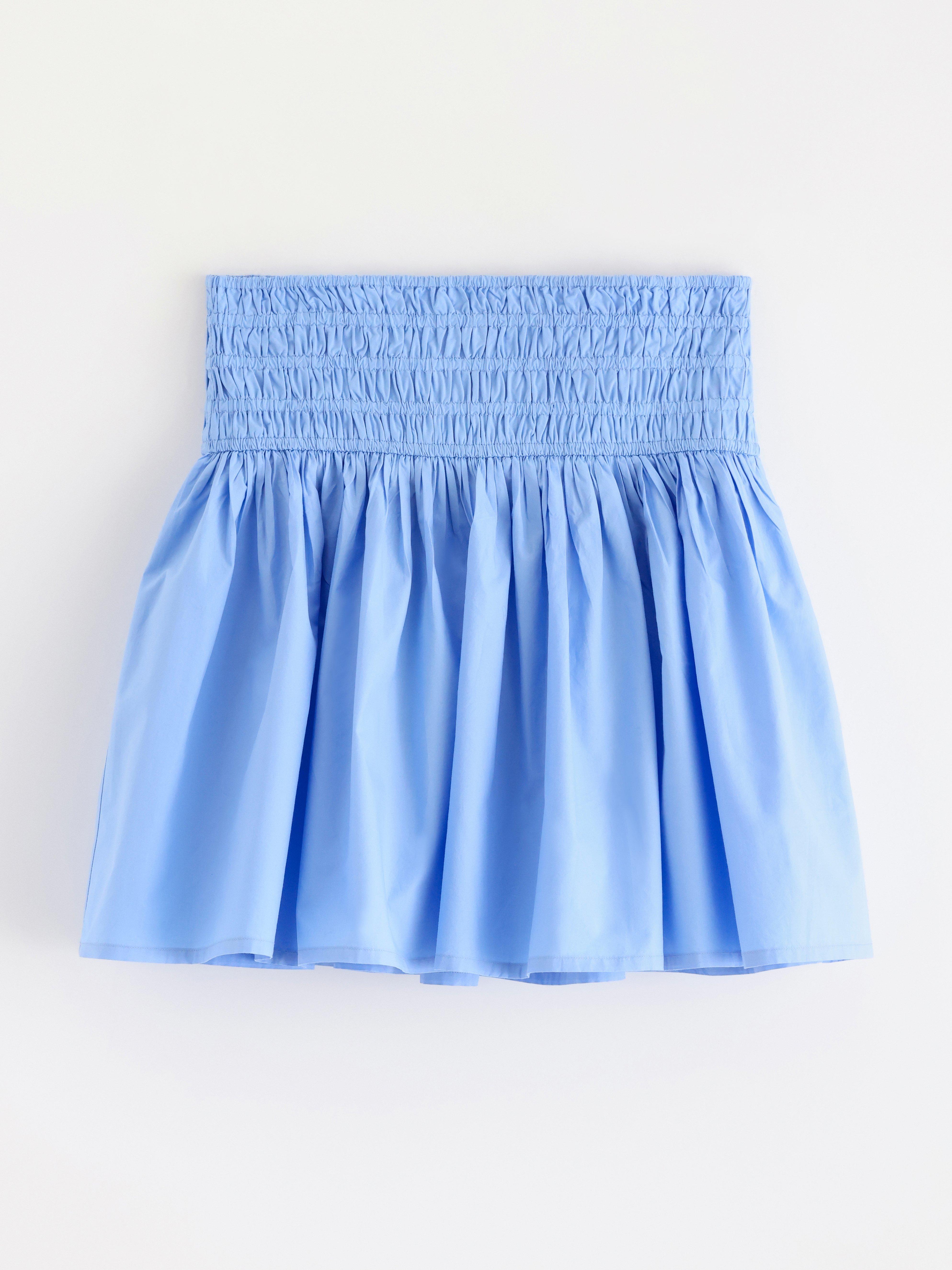 Minifalda azul claro