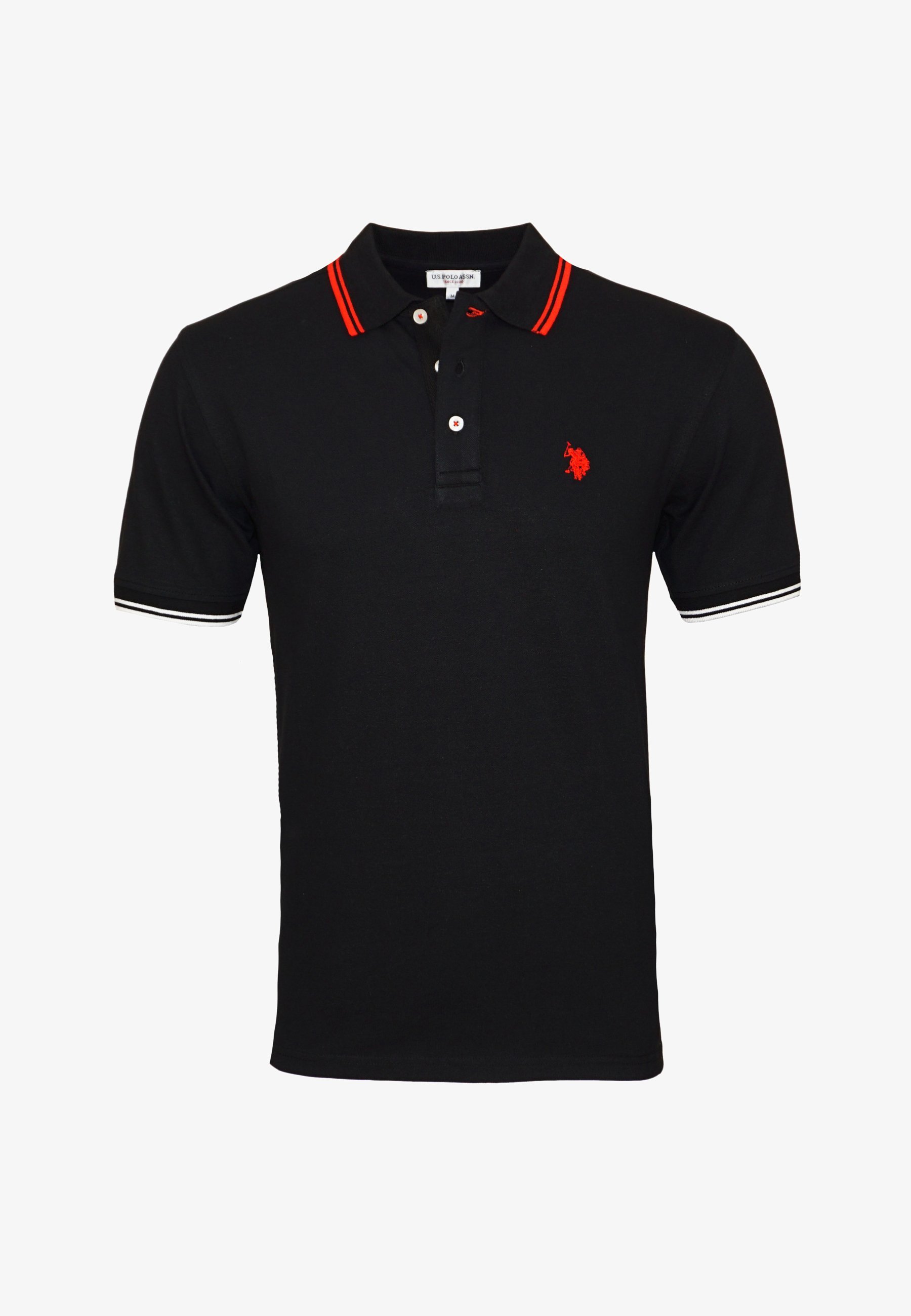 US Polo Assn. SHORTSLEEVE BARNEY - Polo shirt - zwart