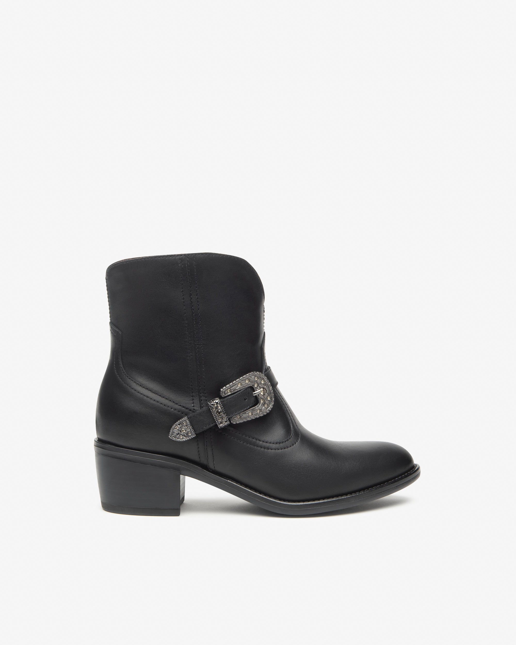  Damen-Ankle-Boots aus Leder
