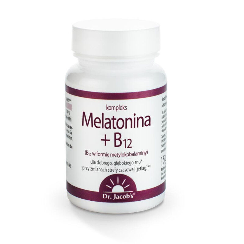 Dr. Džeikoba melatonīns + B12