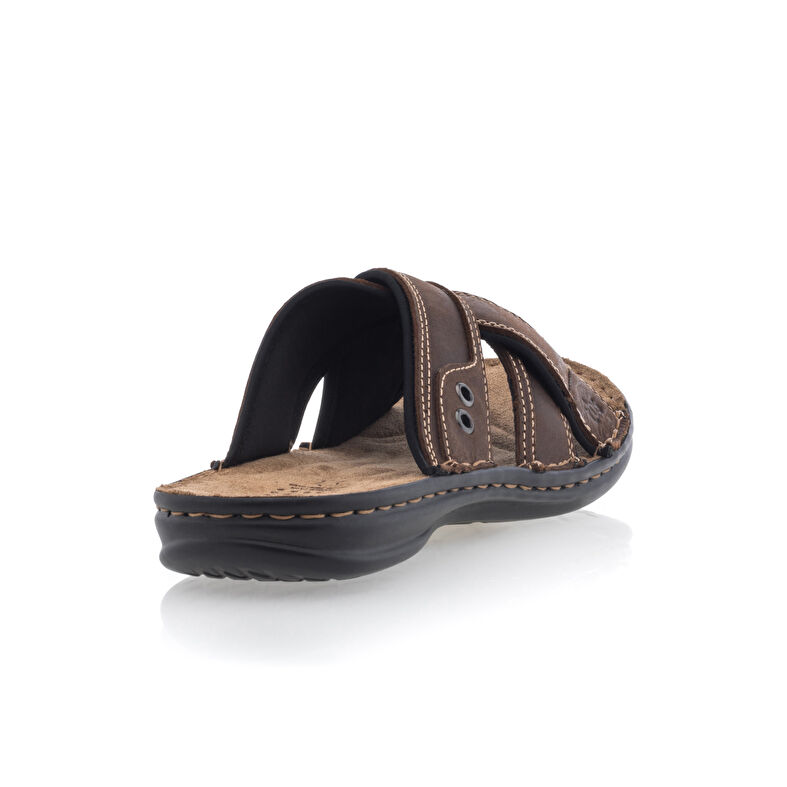 Brune sandaler / sko med åpen tå for menn