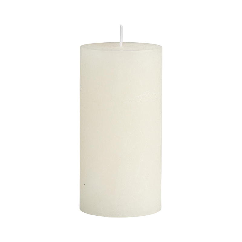 Bougie cube Vie Home 12 cm ø 6 cm style rustique