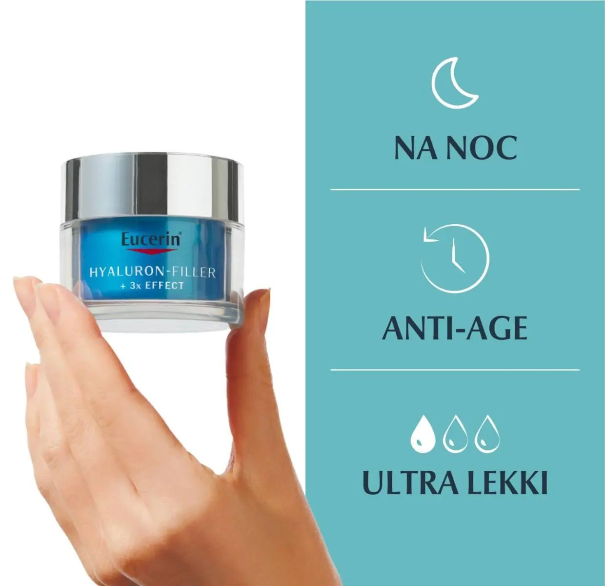 Eucerin Hyaluron Filler Booster Nawilżający na noc