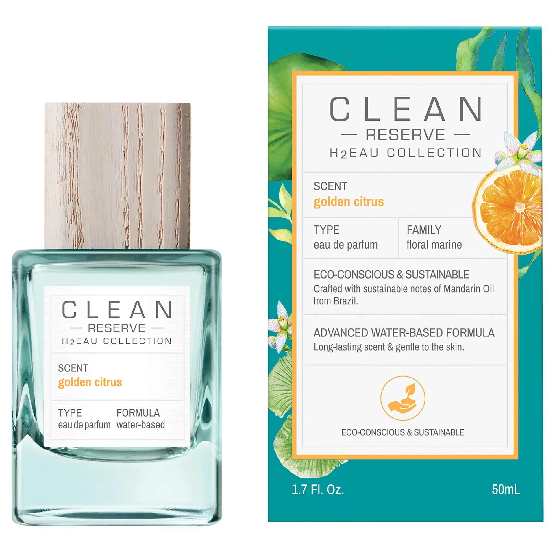 Reserve H2EAU Golden Citrus Eau de Parfum 50 ml - Tisztaság