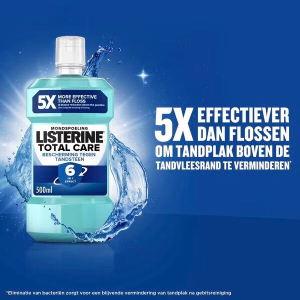 Listerine vodica za ispiranje usta protiv kamenca<br>500ml