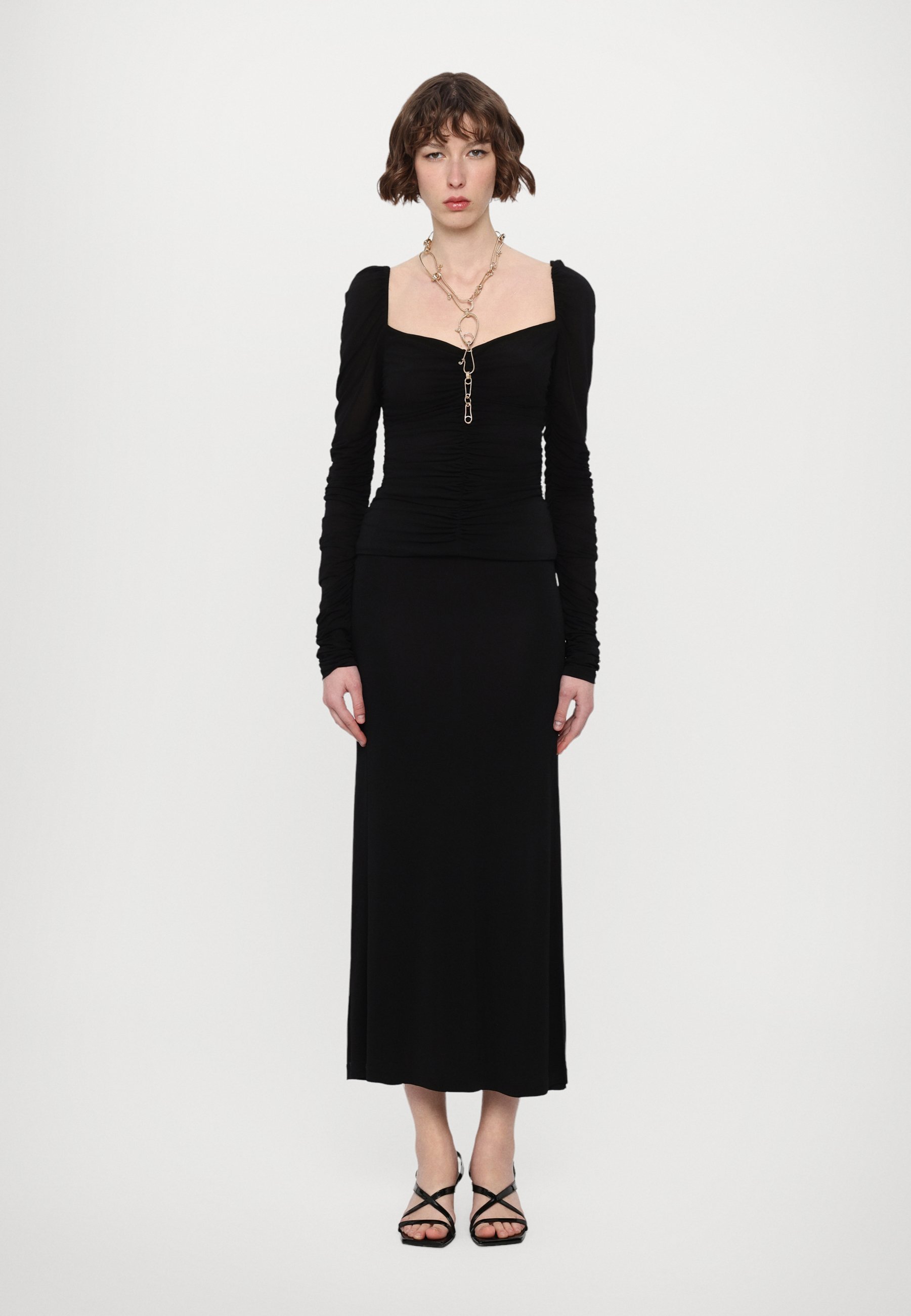 Diane von Furstenberg PRINCESS - Top met lange mouwen - zwart