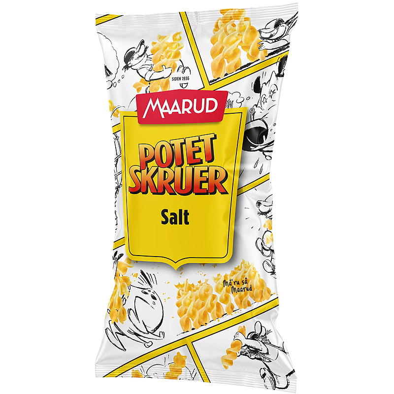 Maarud Kartoffelskruer 90 g salt