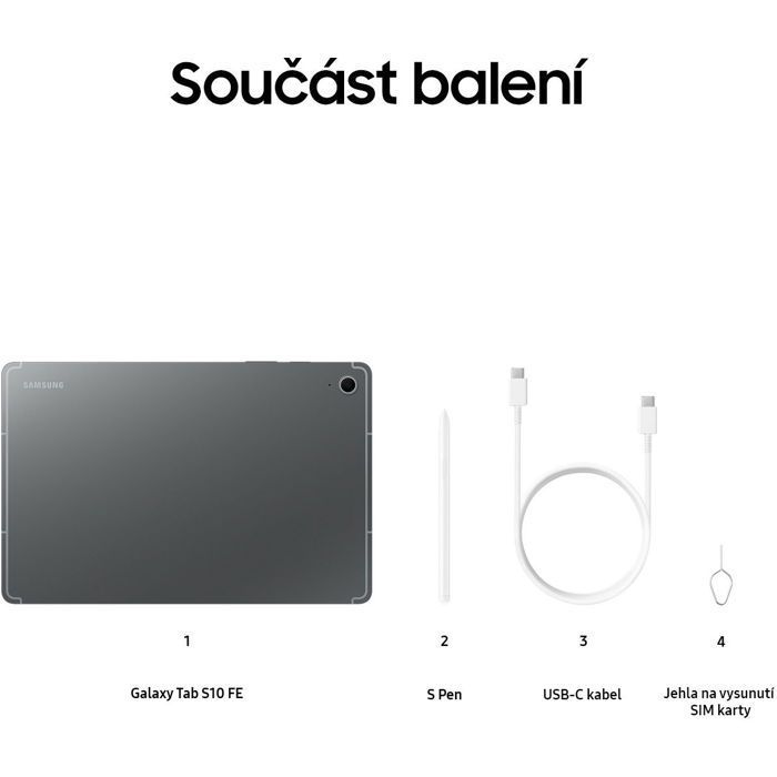 Samsung Galaxy Tab S10 FE 8GB/128GB Gris