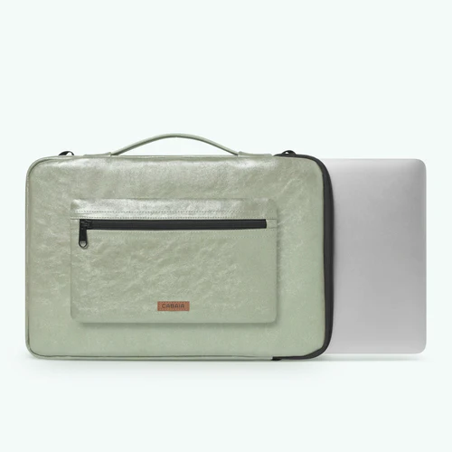 Cabaia Riverdale 15/16 Zoll grüne Laptoptasche