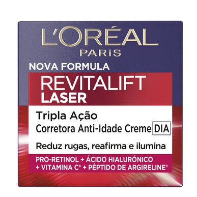 L'Oréal Paris Revitalift Laser X3 pretgrumbu dienas krēms, mitrinošs pretnovecošanās sejas krēms, 50 ml