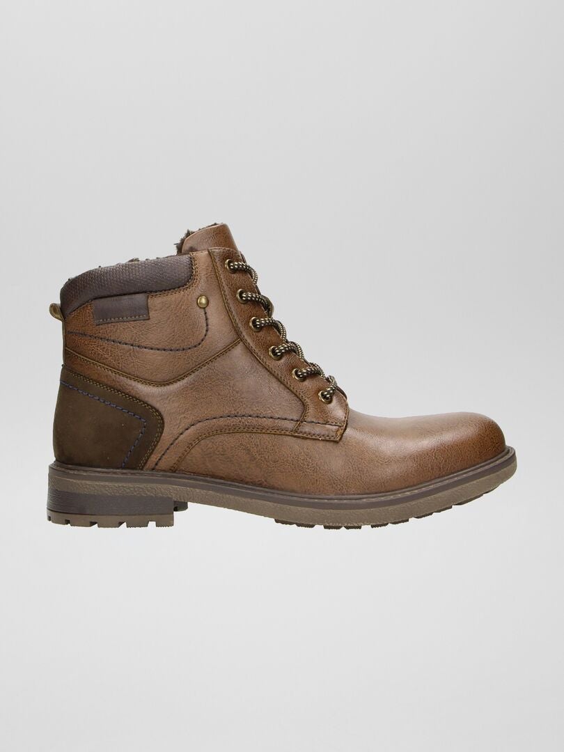 Botas Ranger com cadarço - BEGE