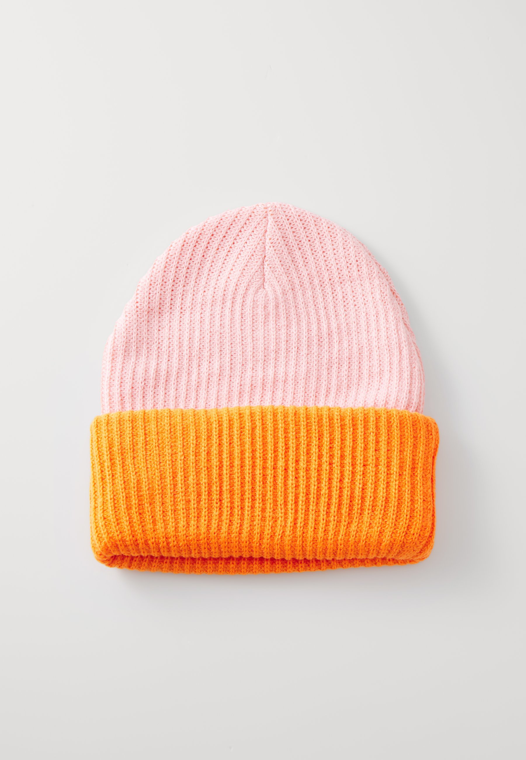 Lil'Boo BLOCK HYGGE BEANIE UNISEX - Čepice - růžová/oranžová