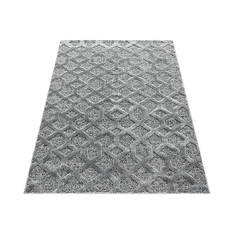 Alfombra Pisa de 230 x 160 cm, gris.