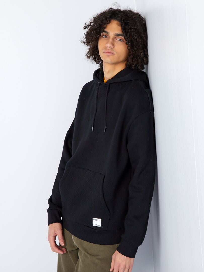 Moletom com capuz - preto