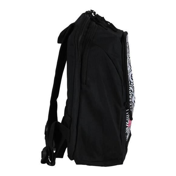 Sac à dos enfant Prince Noir/Rose - 2 compartiments, bretelles réglables, 30×16×35.6 cm