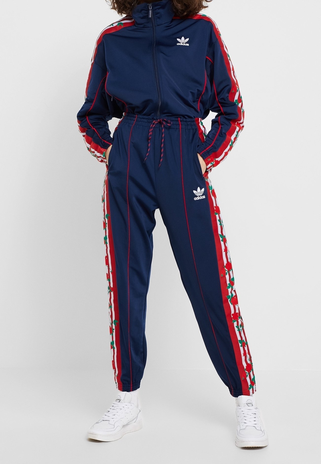 Tréninková bunda adidas Originals - tmavě modrá