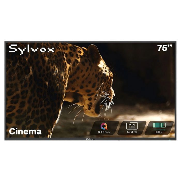 Televisor de cine SYLVOX Helio QLED para exteriores - 75