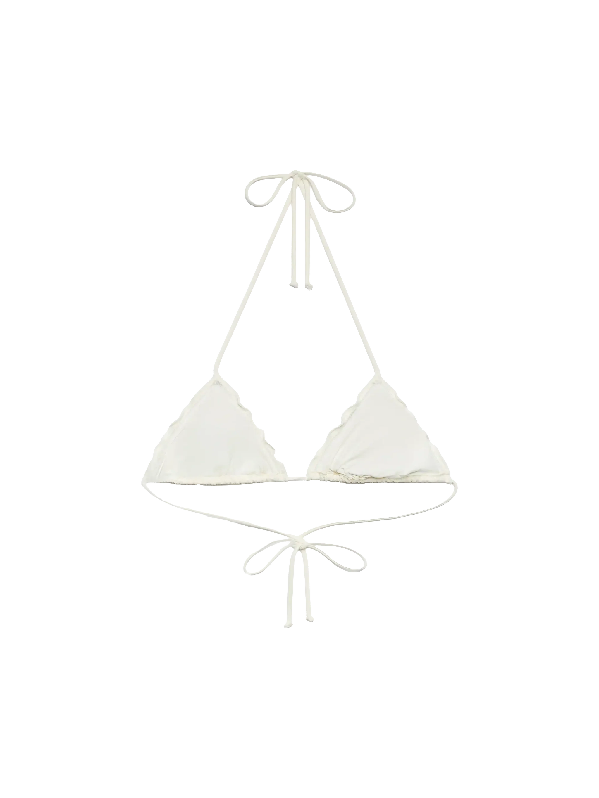 Top triangular clásico color crema de Sagitario