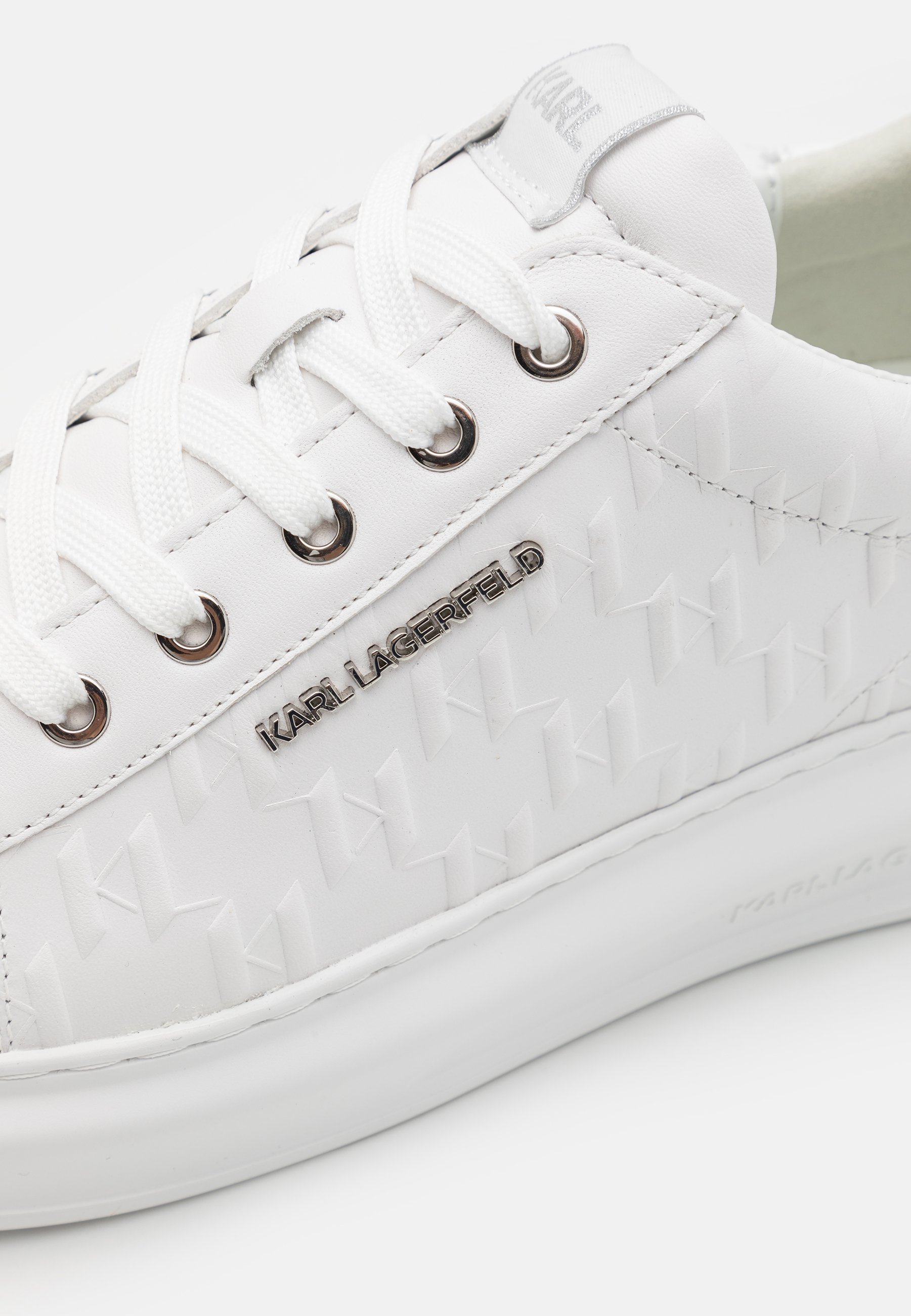 KARL LAGERFELD KAPRI HEREN MONOGRAM EMBOSS - Sneakers - wit
