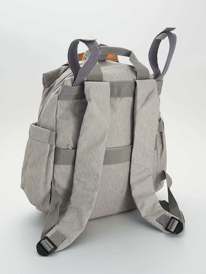 Mochila para fraldas - CINZA