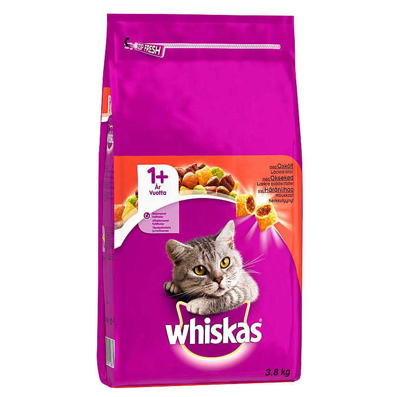Mars Kissanruoka 3,8 kg Naudanliha Whiskas