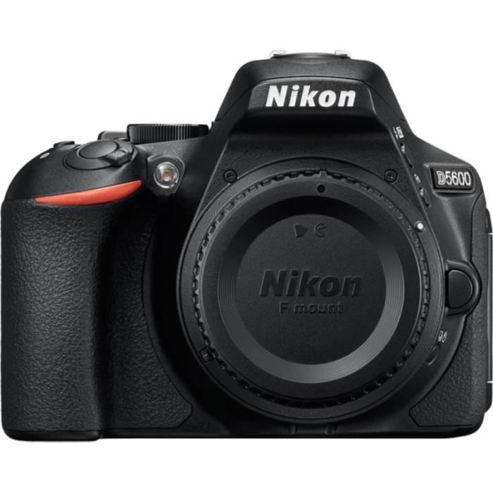 Fotocamera reflex digitale Nikon D5600 (solo corpo macchina) - Wi-Fi, Bluetooth, NFC, ampio schermo touchscreen inclinabile - 24,2 megapixel
