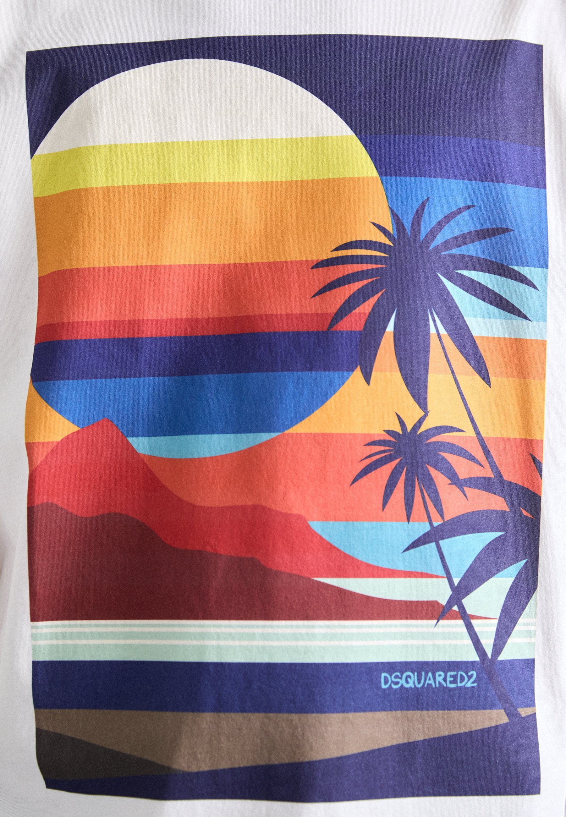 Dsquared2 Loose Fit T-shirt - T-shirt met print - wit