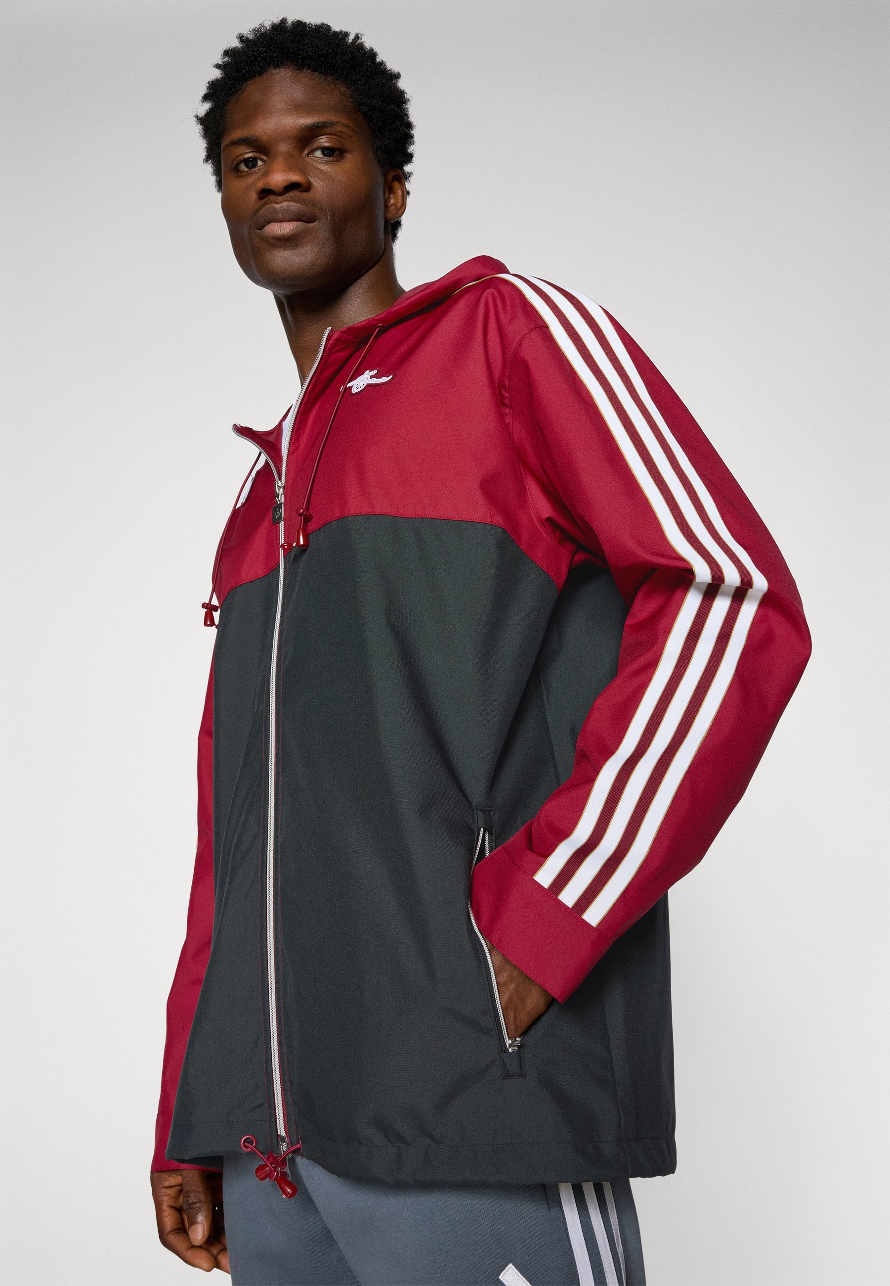 adidas Originals ARSENAL FC ICON PARKA - Clubkleding - teamcollectie bordeauxrood/zwart