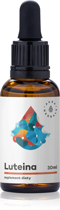 Aura Herbals Luteïne + Vitamine A + DHA + Zeaxanthine voedingssupplementdruppels voor gezonde ogen