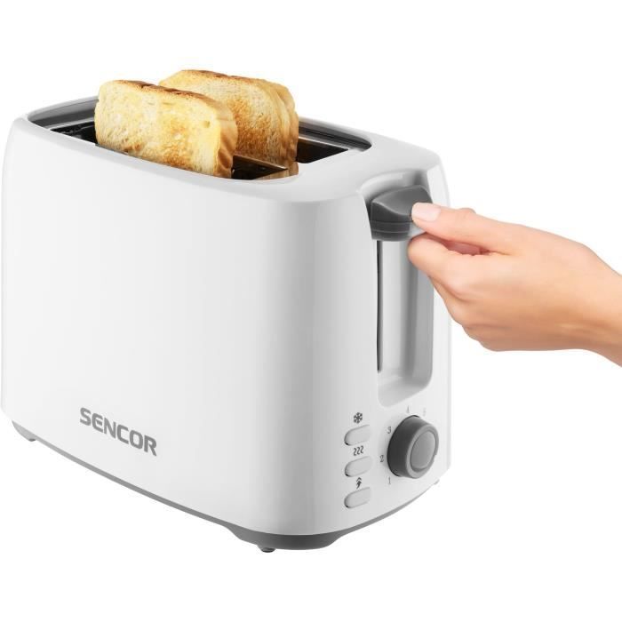 Toaster - SENCOR - STS 2606WH - 750 W - 2 slots - White