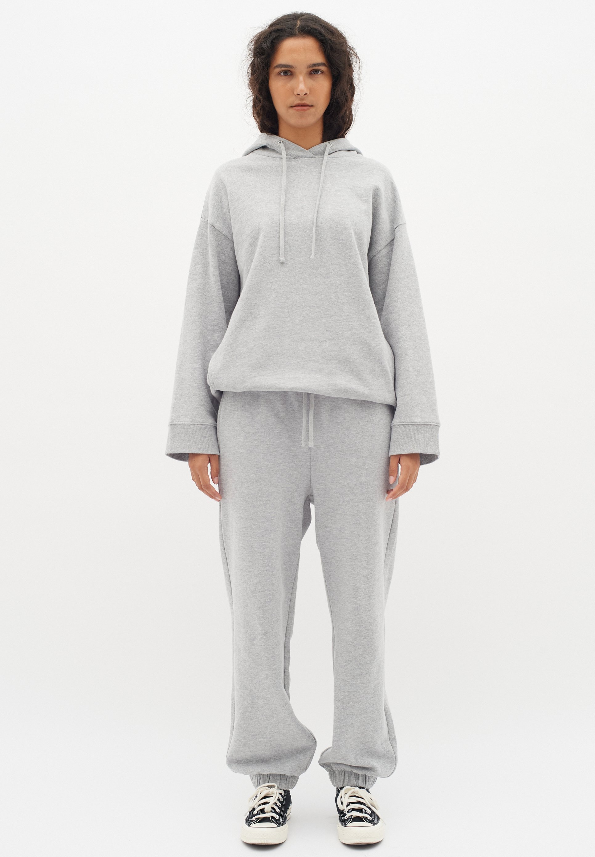 Felpa con cappuccio InWear LANE BASE - grigio chiaro mélange