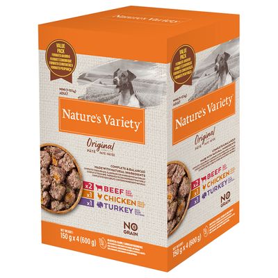 Nature's Variety Mixpackung Original Pastete ohne Getreide Mini 8 x 150 g