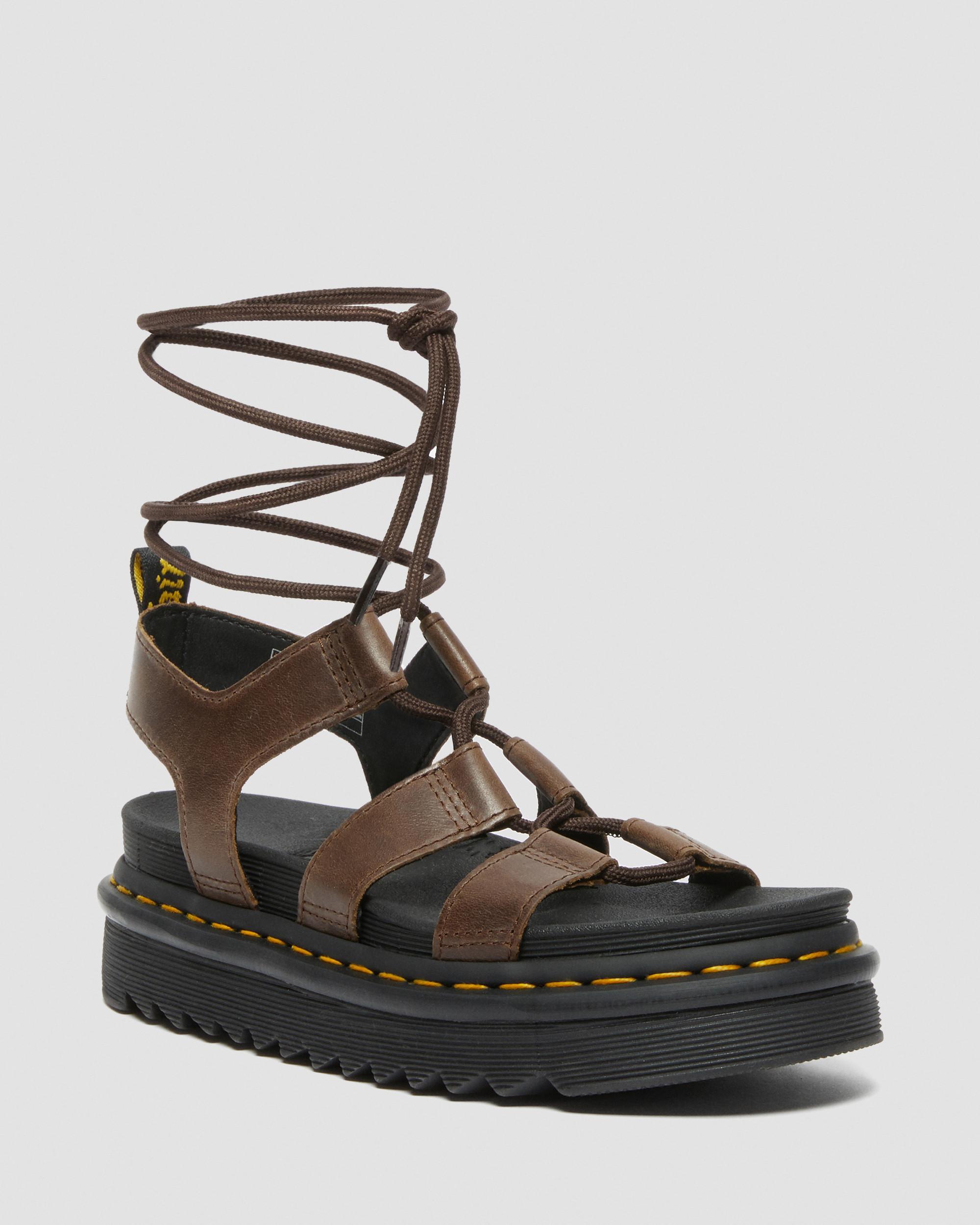 Nartilla Illusion Leder Gladiator Sandalen