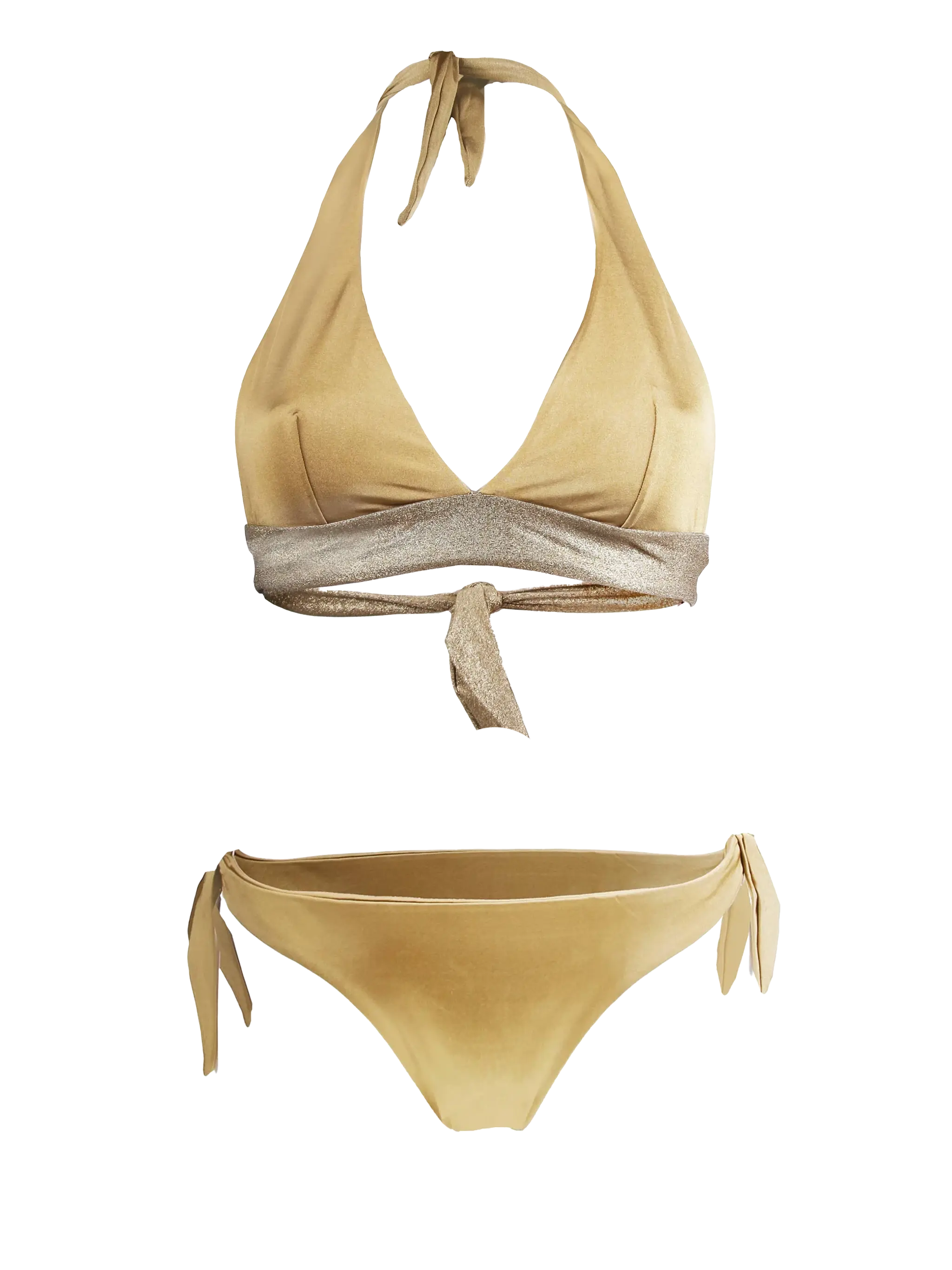 Gouden bralette bikini