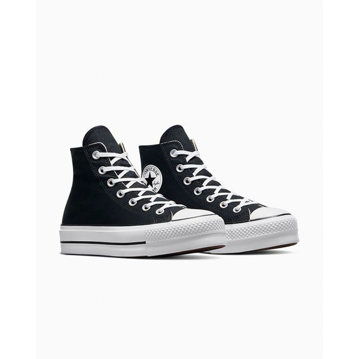 Zapatillas altas - CONVERSE - Chuck Taylor All Star Lift - Negras - Suela de plataforma - Estilo atemporal