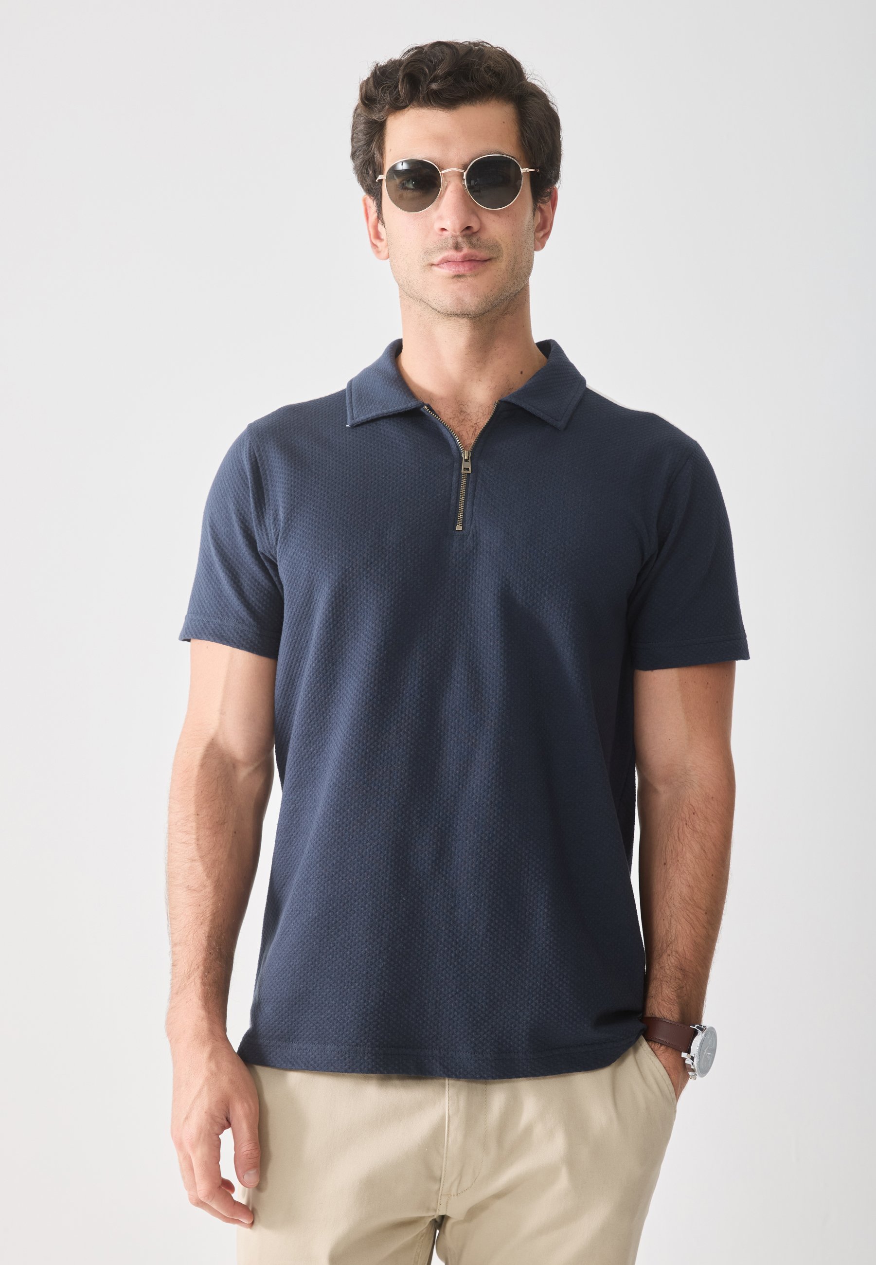 Pier One poloshirt - donkerblauw