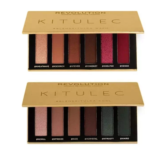 Makeup Revolution x Kitulec palety cieni BlendKitulca 12x1,3g