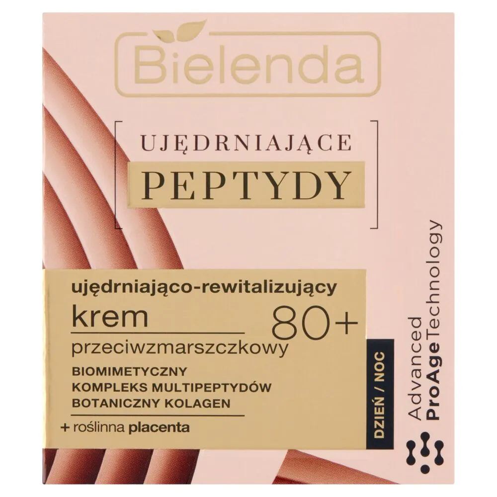 Bielenda Ujędrniające Peptydy Ujędrniająco-rewitalizujący krem przeciwzmarszczkowy 80+ dzień/noc