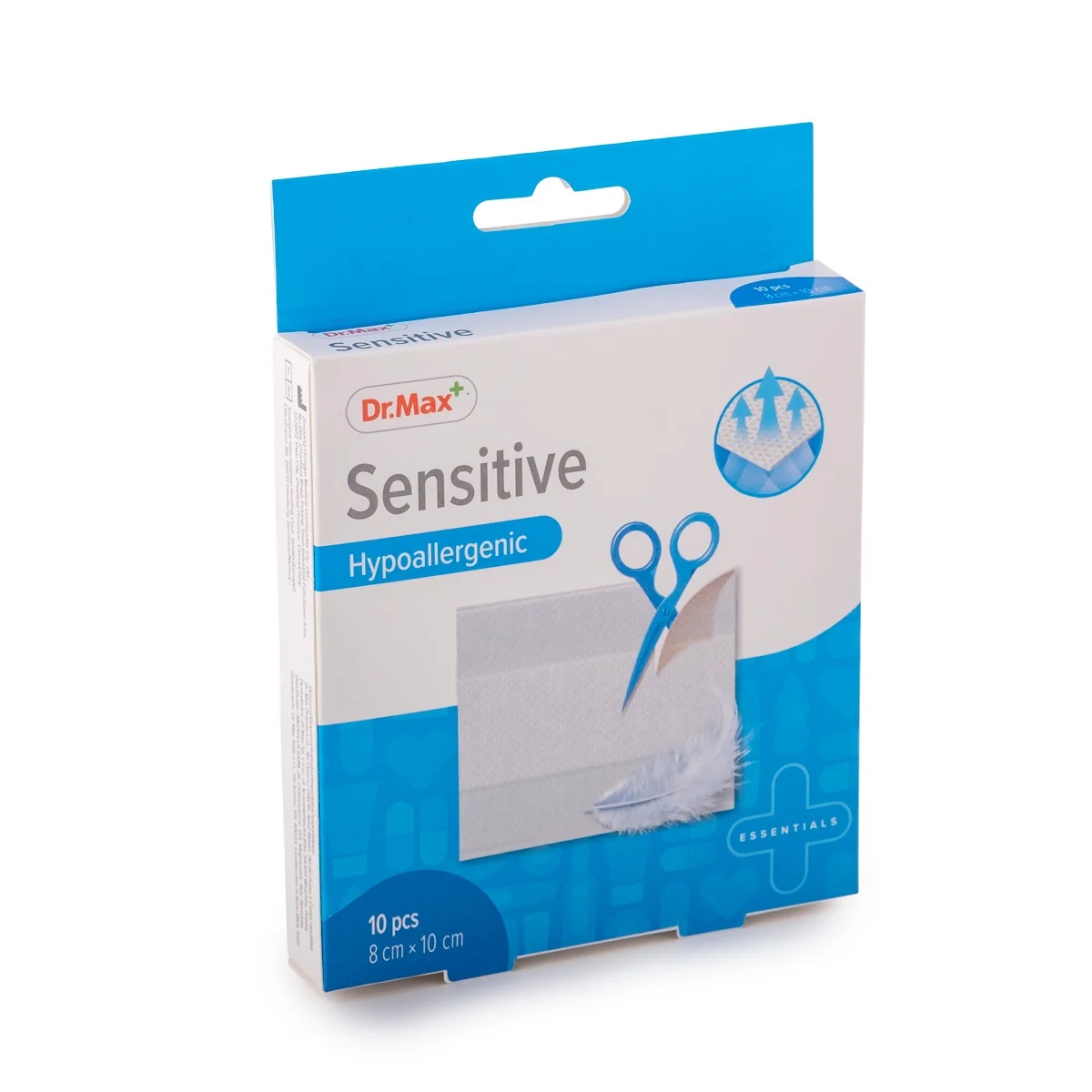 DR. MAX Dr.Max Sensitive Hypoallergene Pflaster 8 x 10 cm 10 Stück für empfindliche Haut