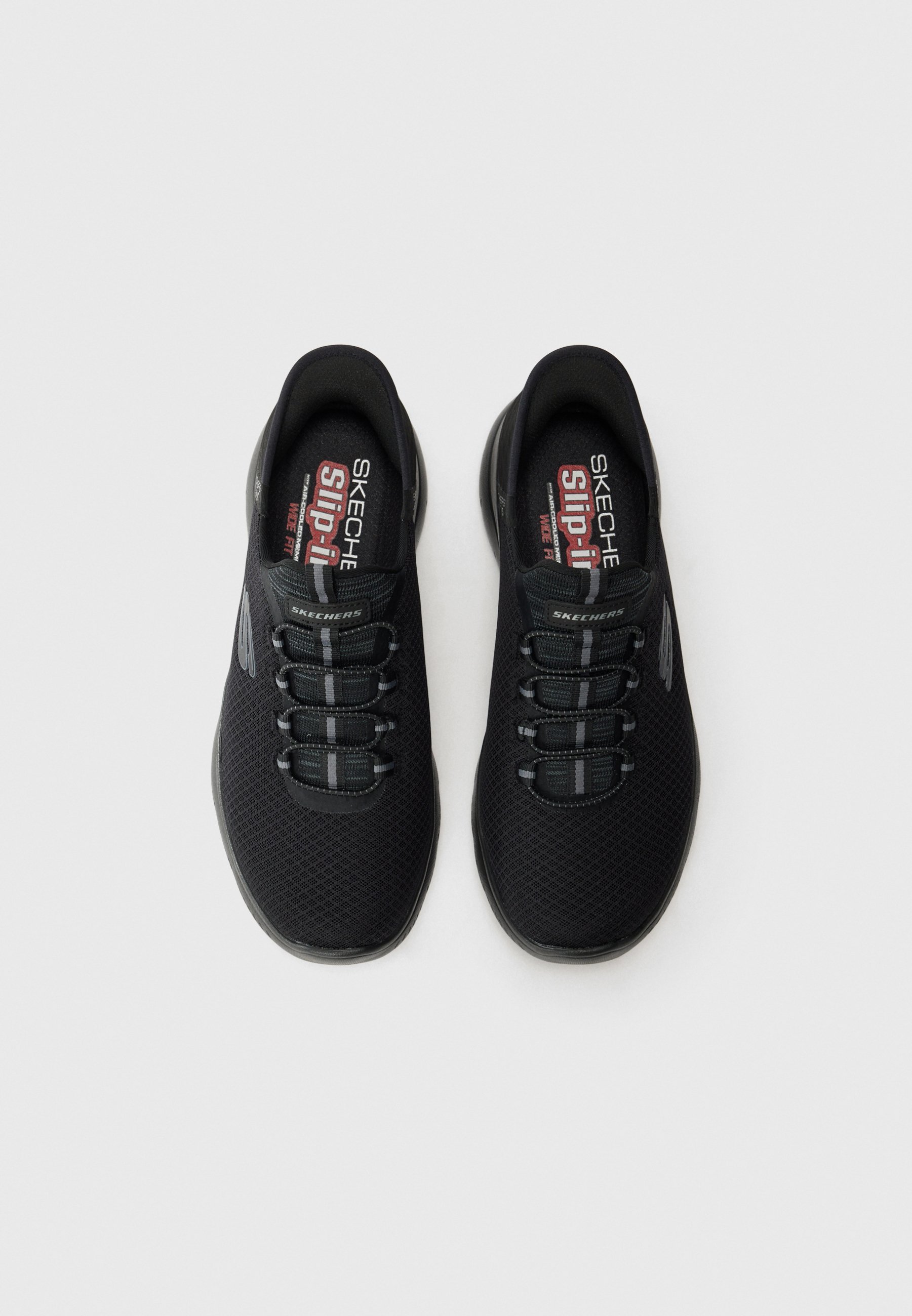 Skechers Wide Fit SUMMITS - Sneaker - schwarz