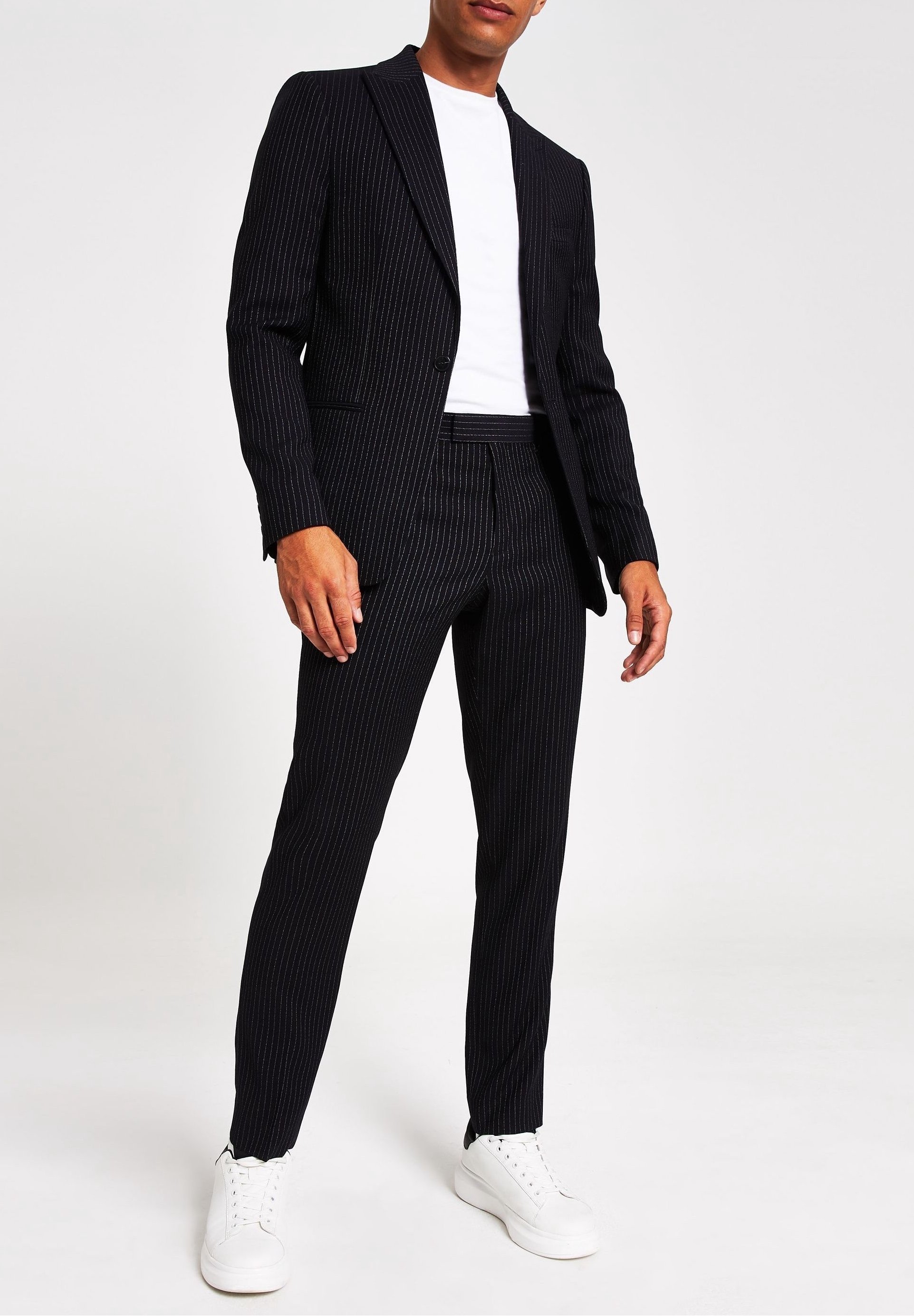 Giacca da completo River Island - blu scuro