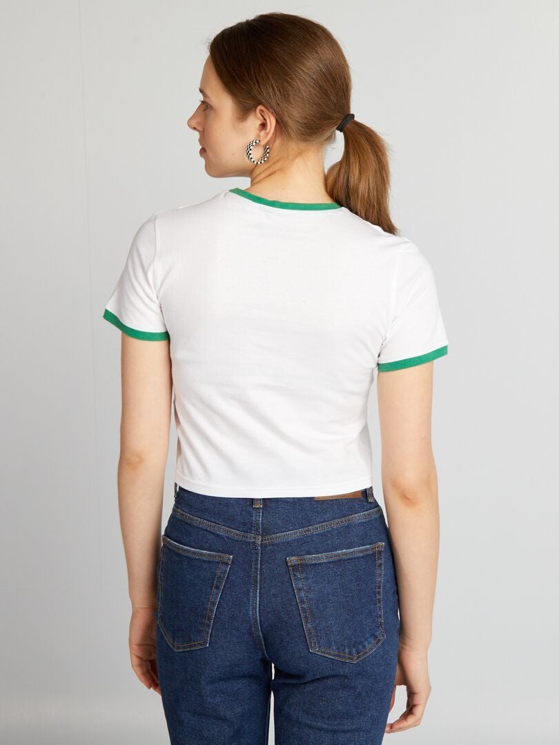 Gators crop-top - wit
