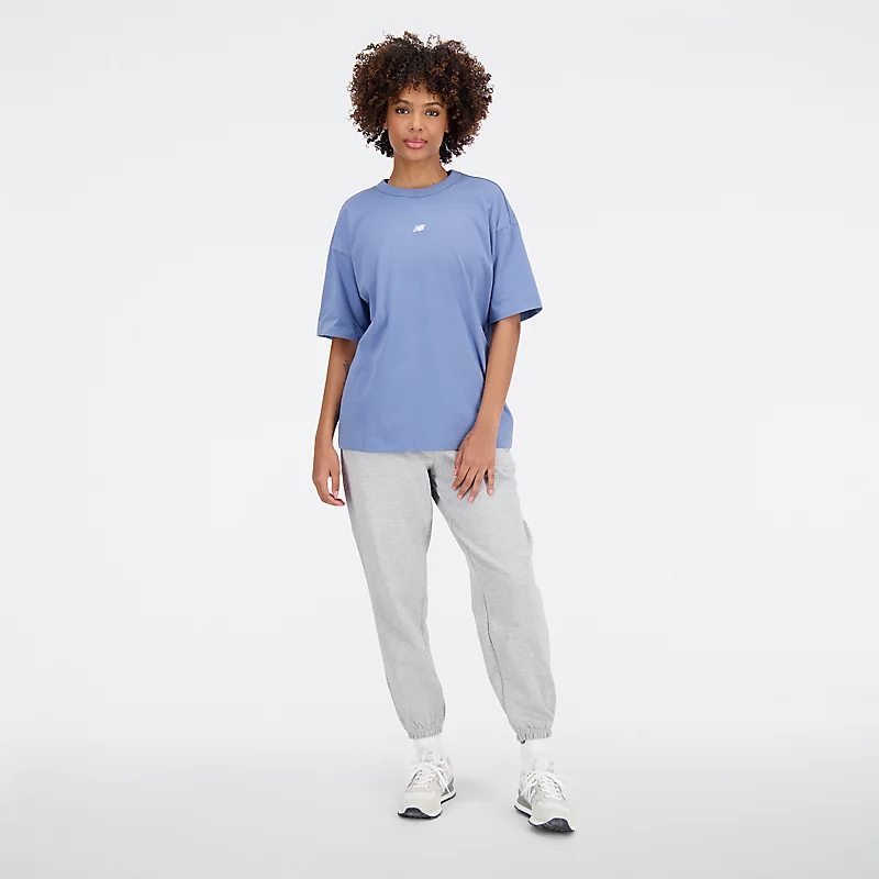 Oversize-Sport-T-Shirt für Damen – MERCURY BLUE